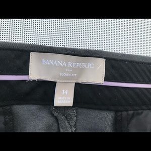 Banana Republic charcoal grey Sloan trousers size 14